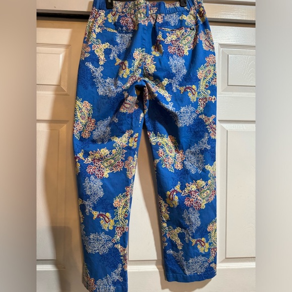 NWT Houston White Adult Floral Chino Pants  In Size M - Picture 2 of 6